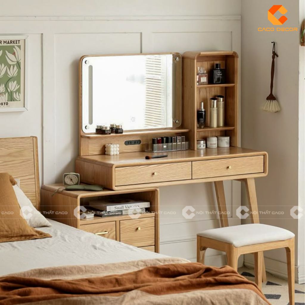 Mẫu Bàn Trang Điểm Gỗ Tự Nhiên Bền Đẹp Giá Tốt Nhất Hiện Nay 2